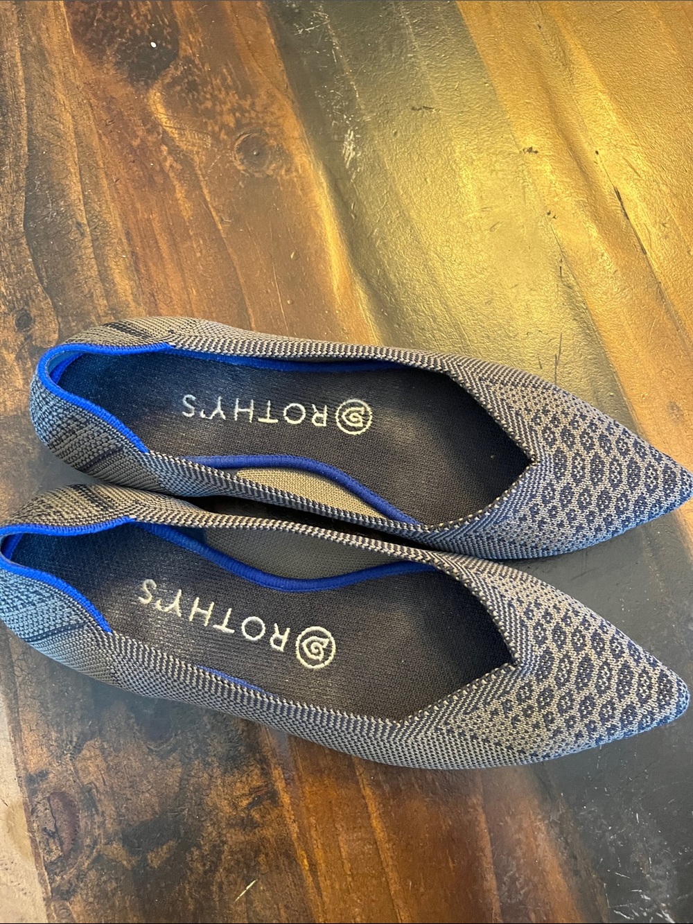 Rothy’s Walnut Python pointed flats - Picture 13 of 13